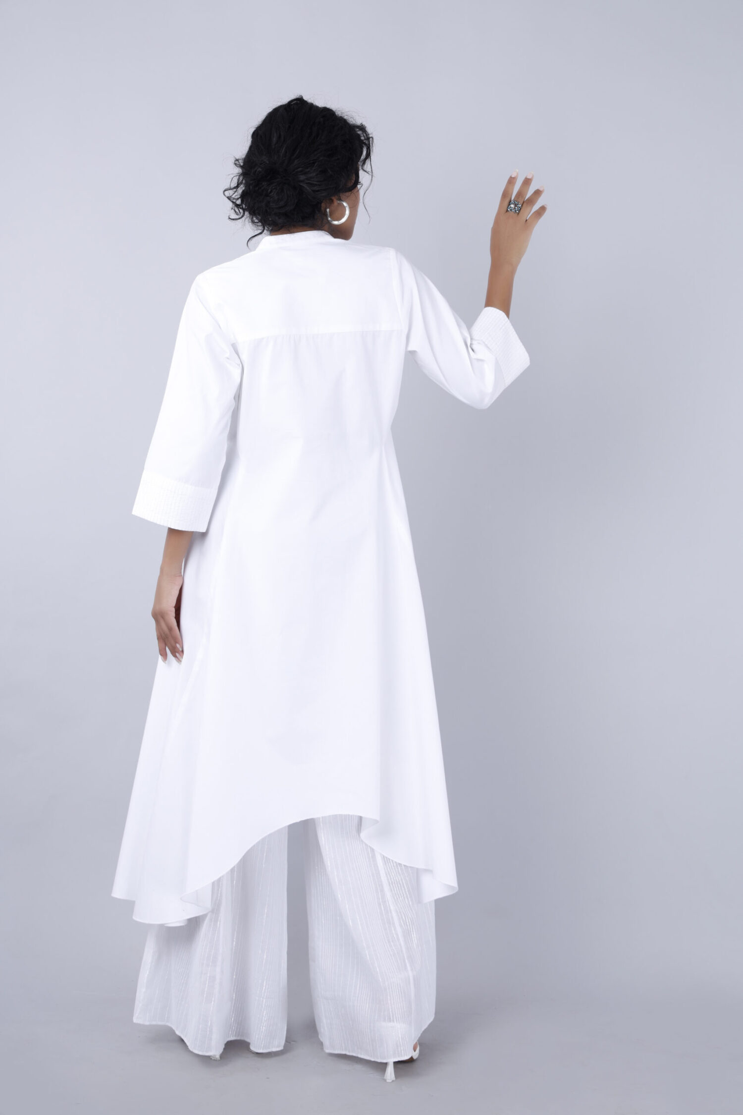 MJI Kurta White Co-Ord Set - Image 3