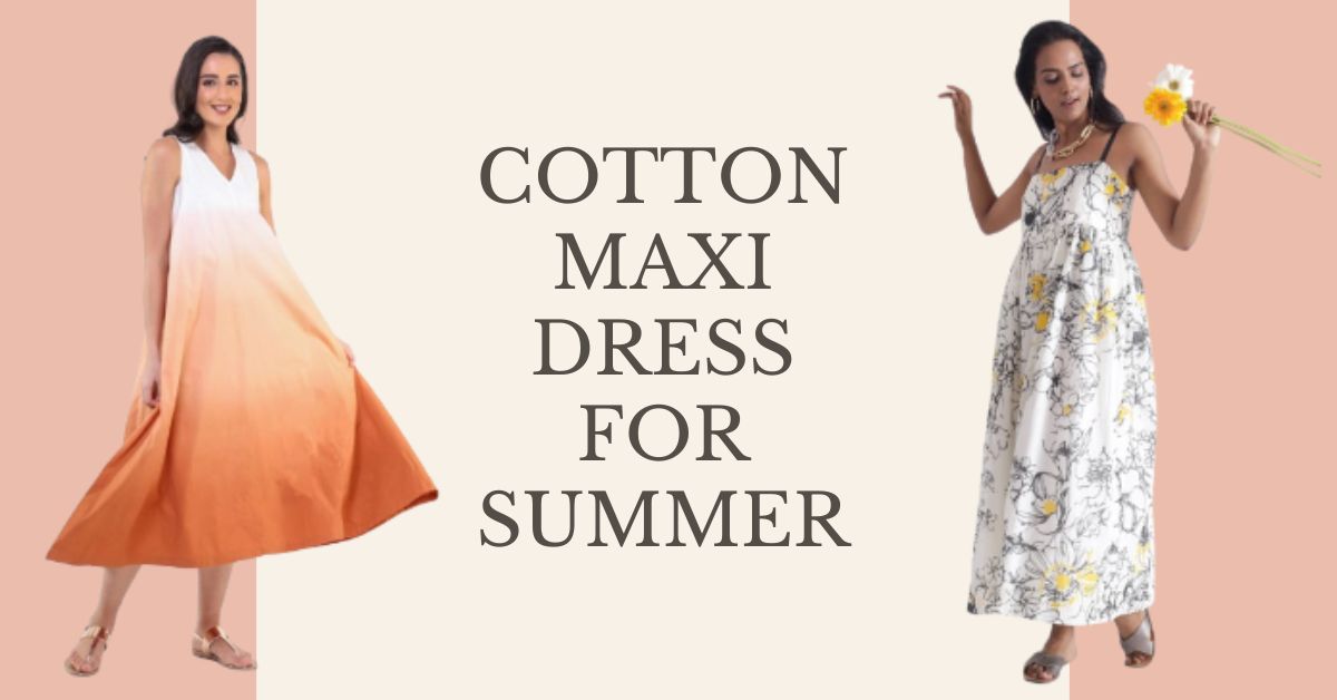 Cotton Maxi Dress for Summer